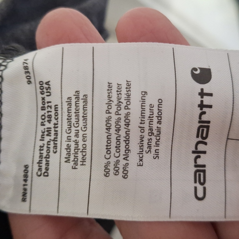Carhartt Loose Fit Heavyweight Men Large New - Picture 4 of 9